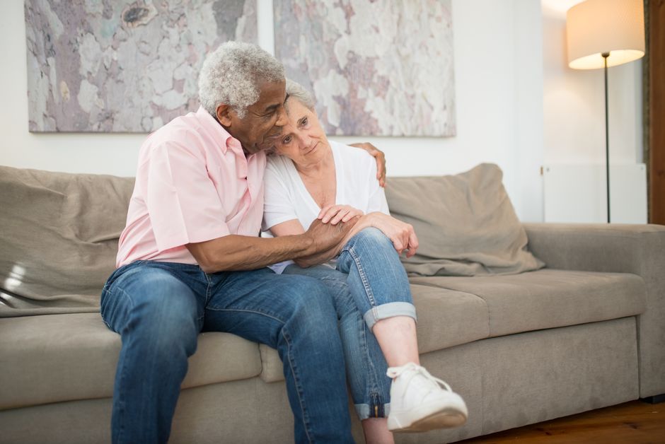 Senior couple weighing Medicare Advantage vs Original Medicare choices
